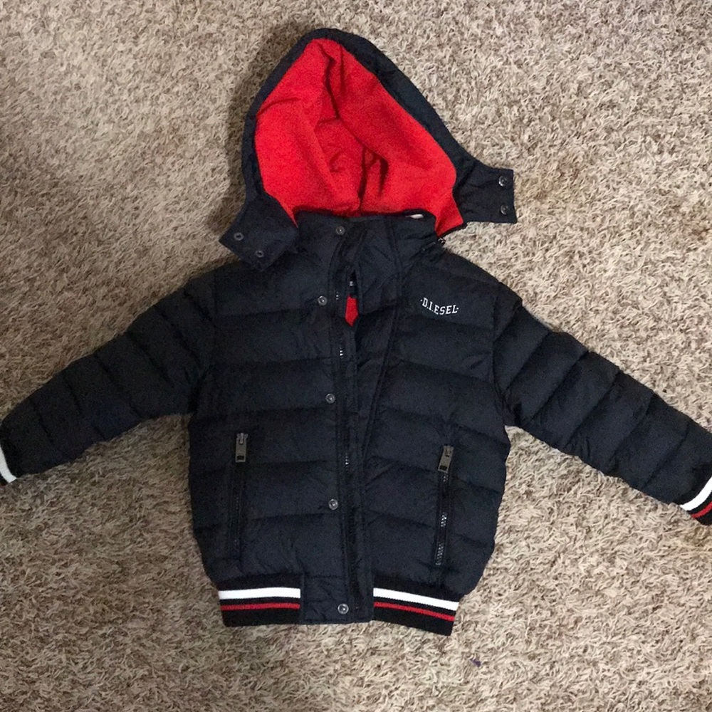Like new boy Diesel puffer jacket